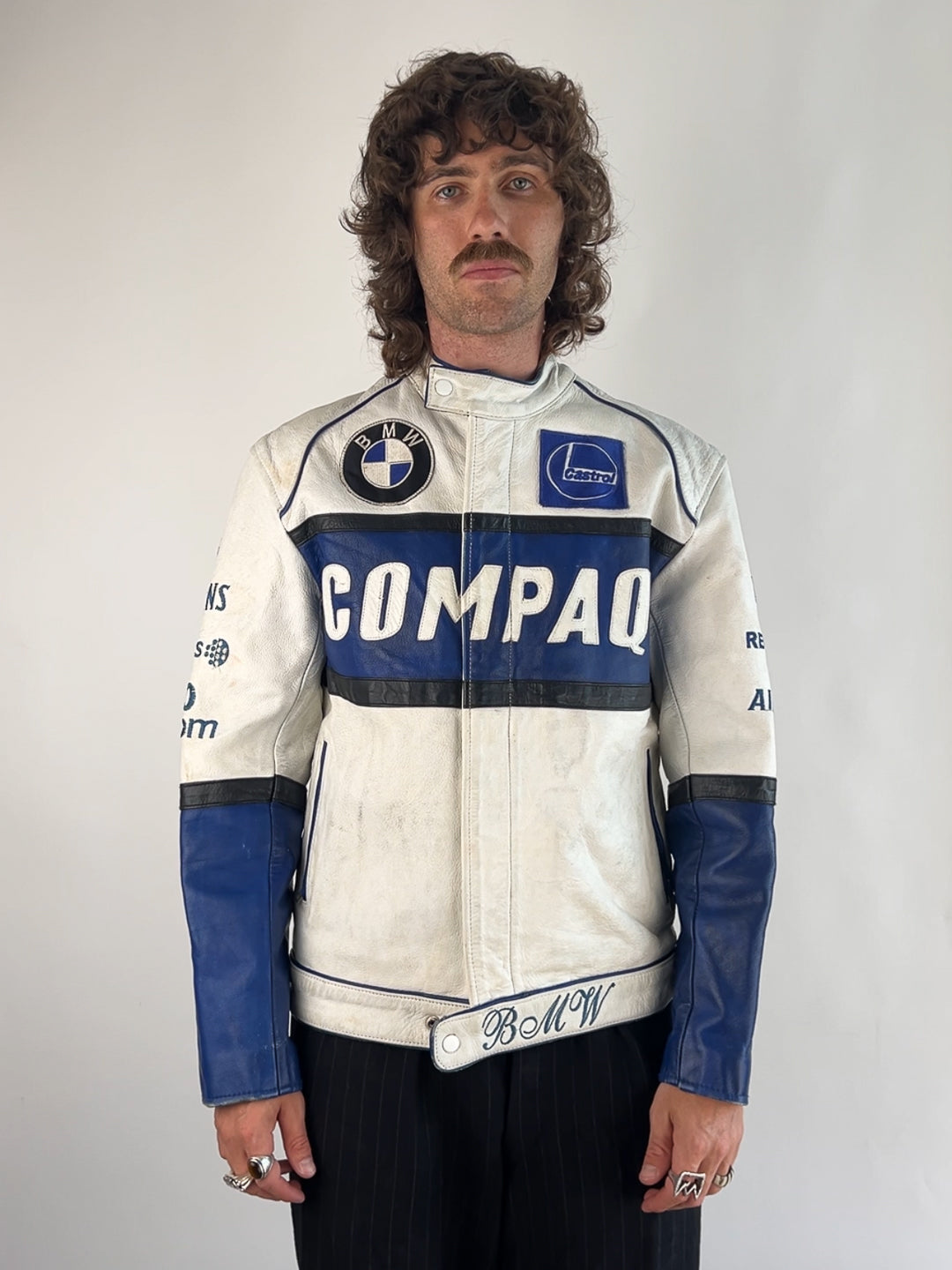 BMW 90s Leather Motorbike Jacket
