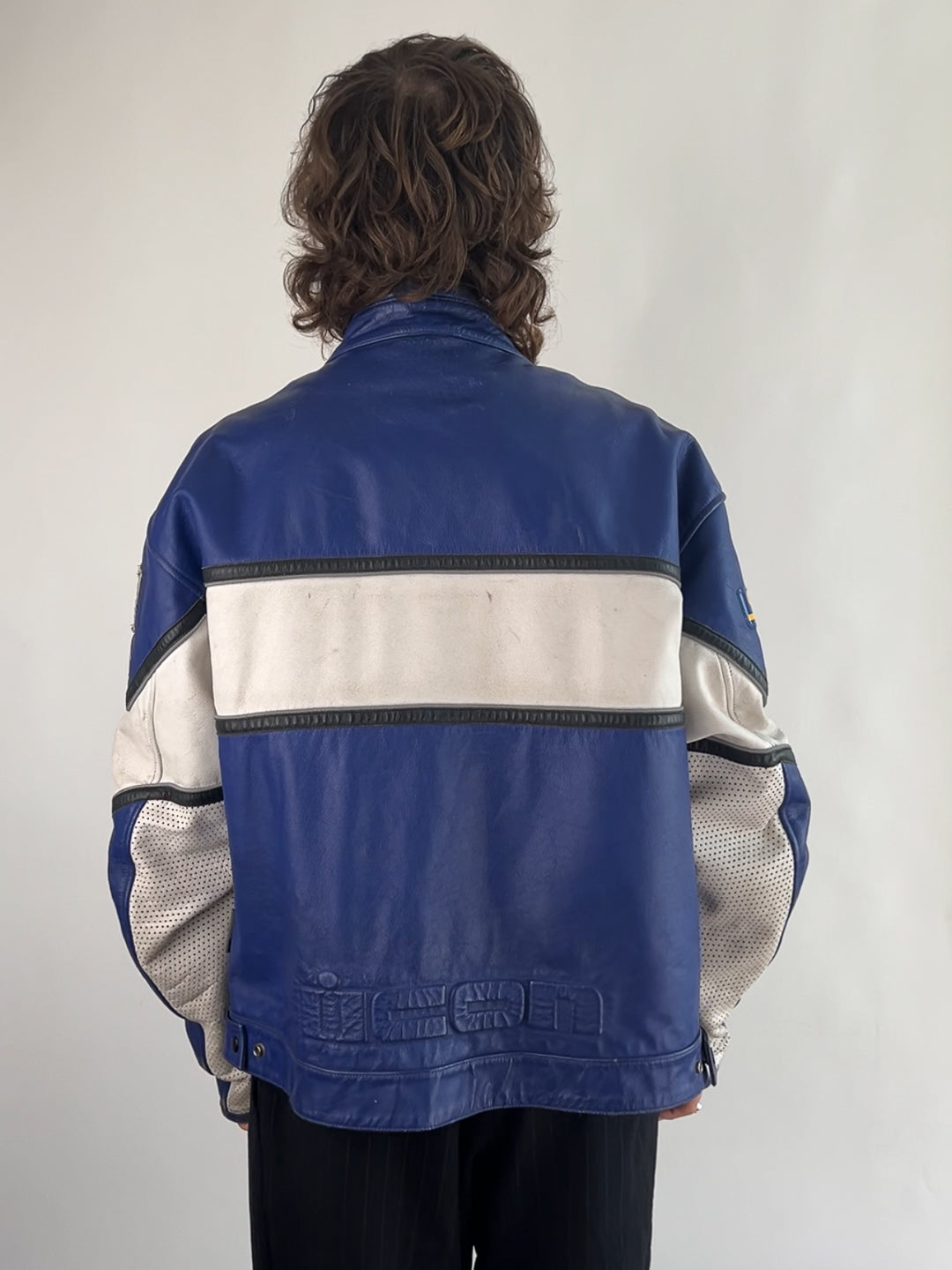 SPOOL 90s Leather Motorbike Jacket