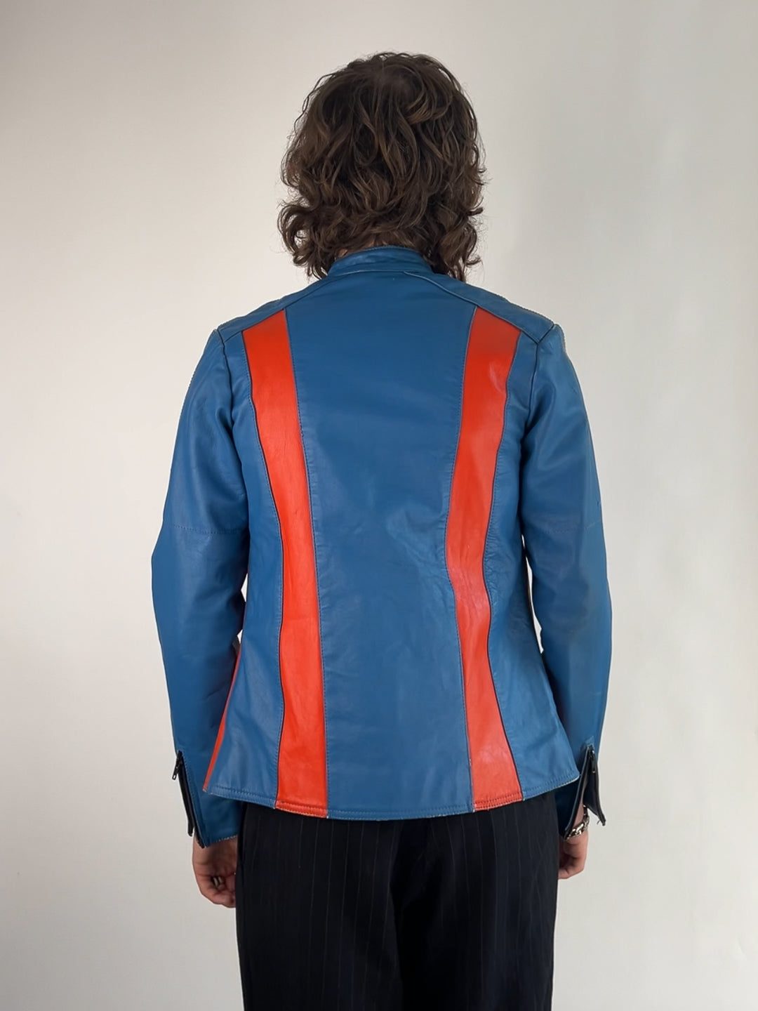 Damen 90s Leather Motorbike Jacket