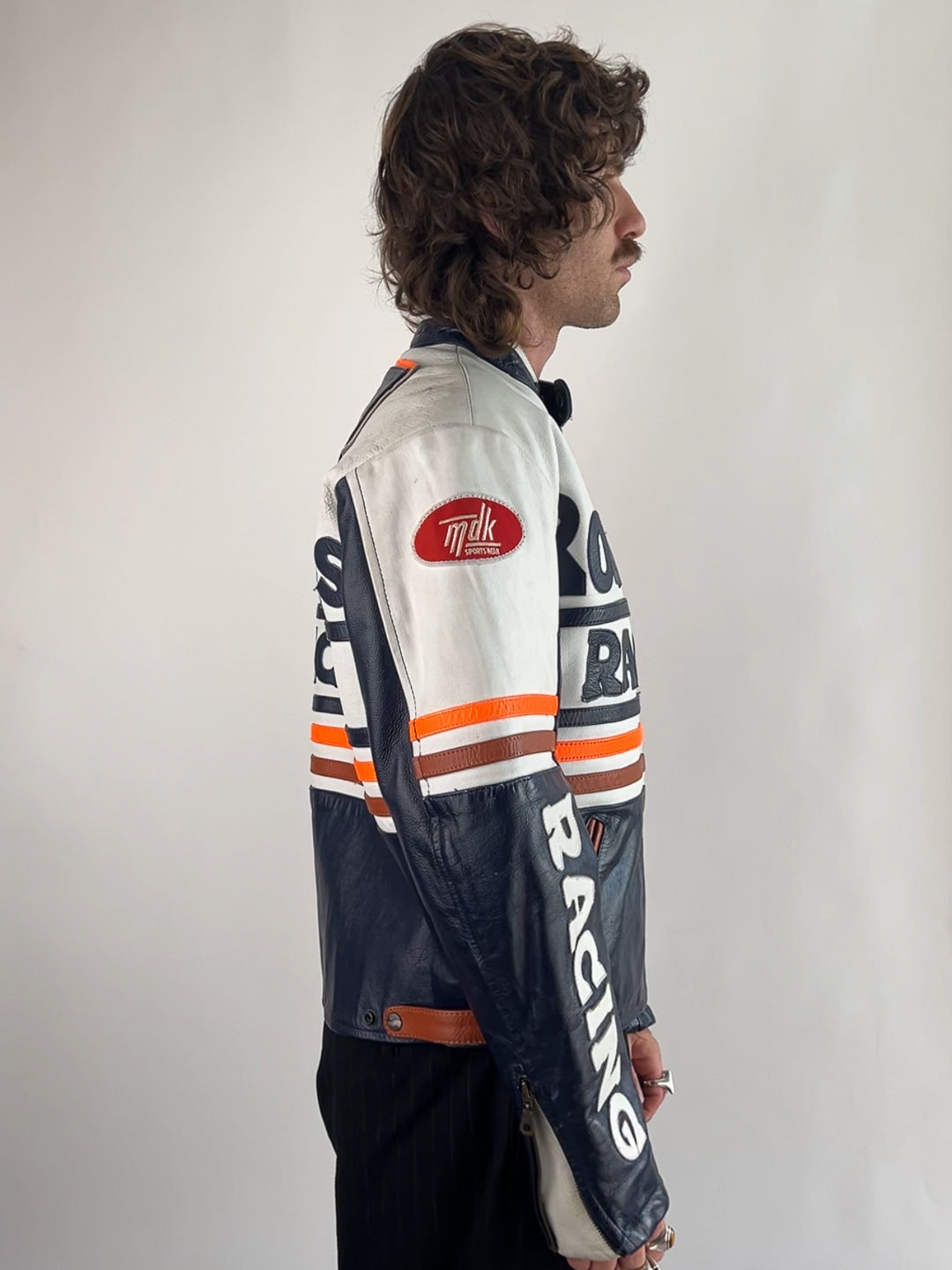 Roadmans 90s Leather Motorbike Jacket