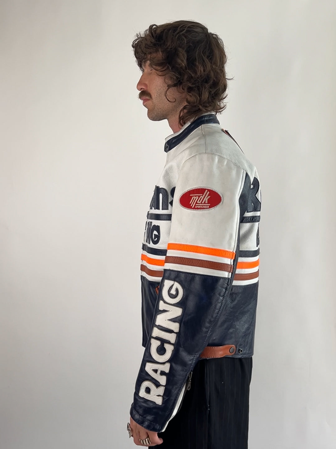 Roadmans 90s Leather Motorbike Jacket