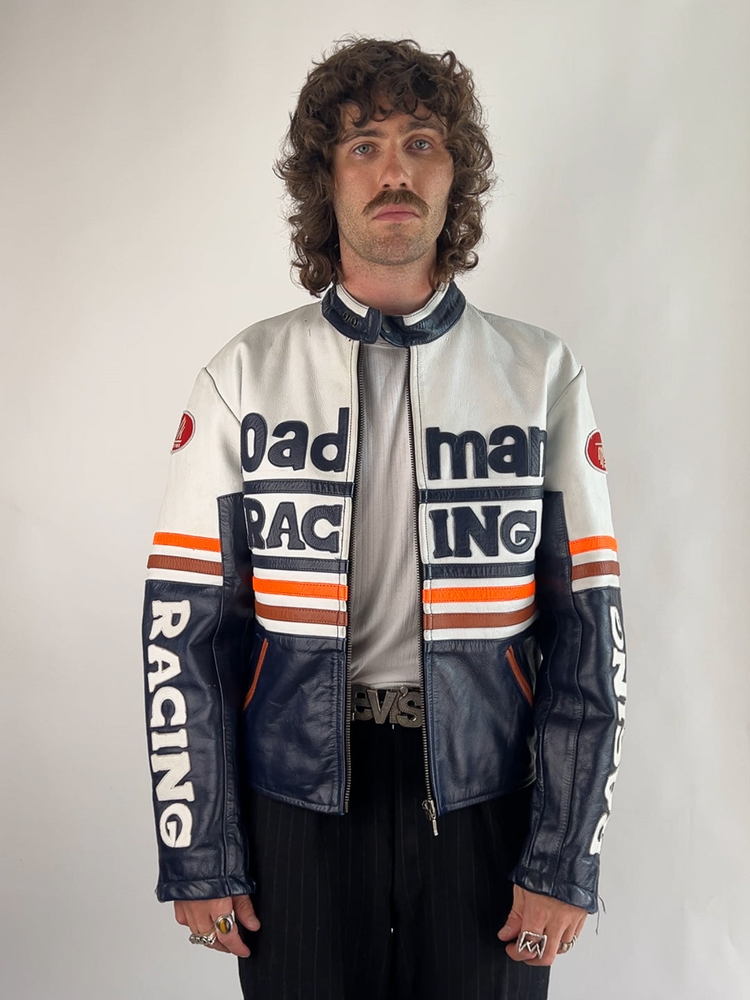 Roadmans 90s Leather Motorbike Jacket