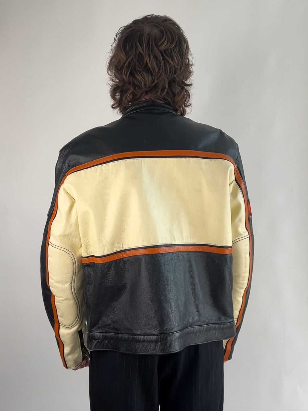 Riders Motosports 90s Leather Motorbike Jacket