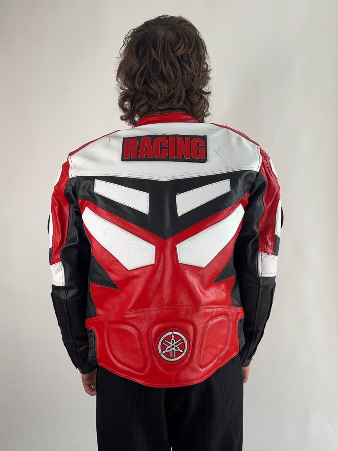 Yamaha 90s Leather Motorbike Jacket