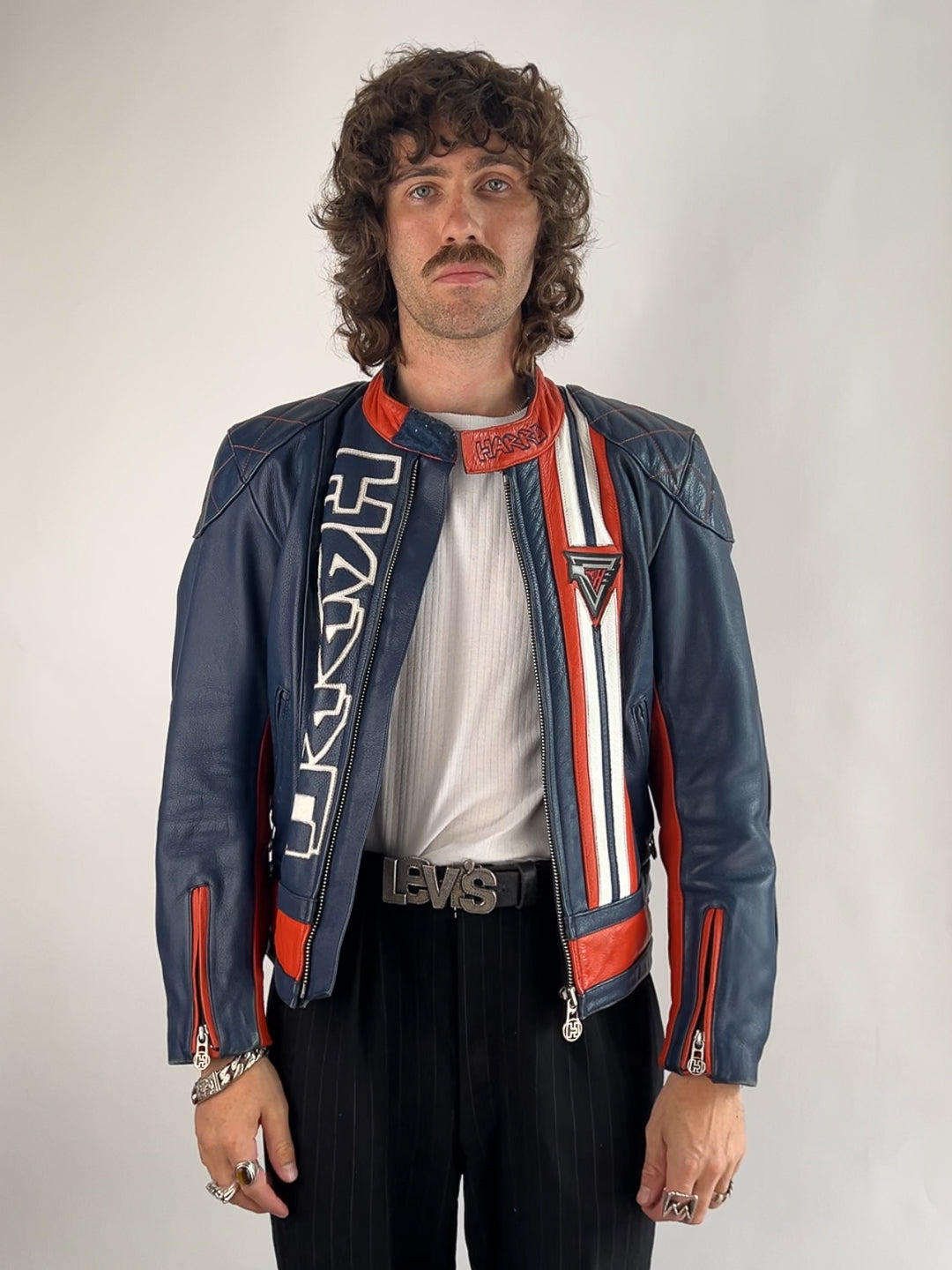 Vintage 90s HARRO Streetwear Motorbike Jacket