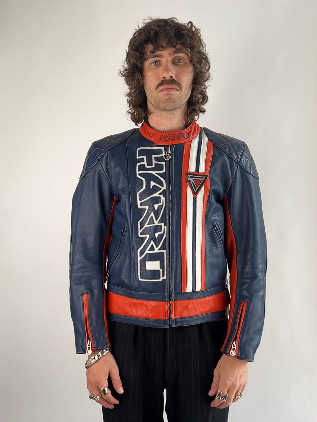 Vintage 90s HARRO Streetwear Motorbike Jacket
