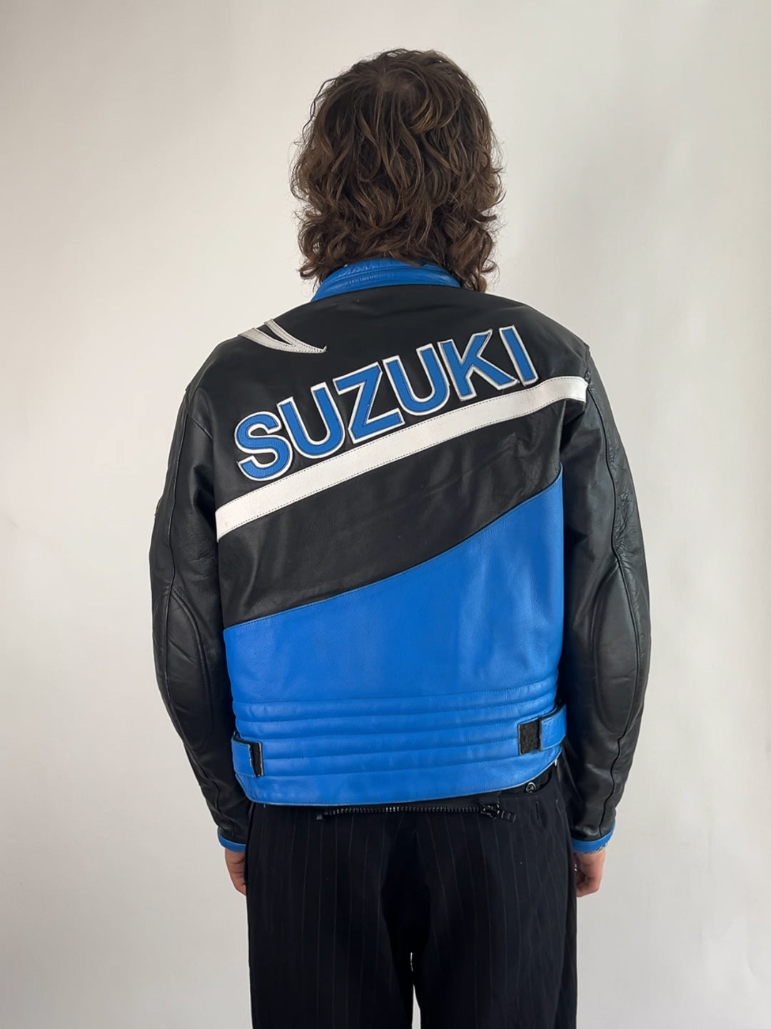 Suzuki 90s Leather Motorbike Jacket