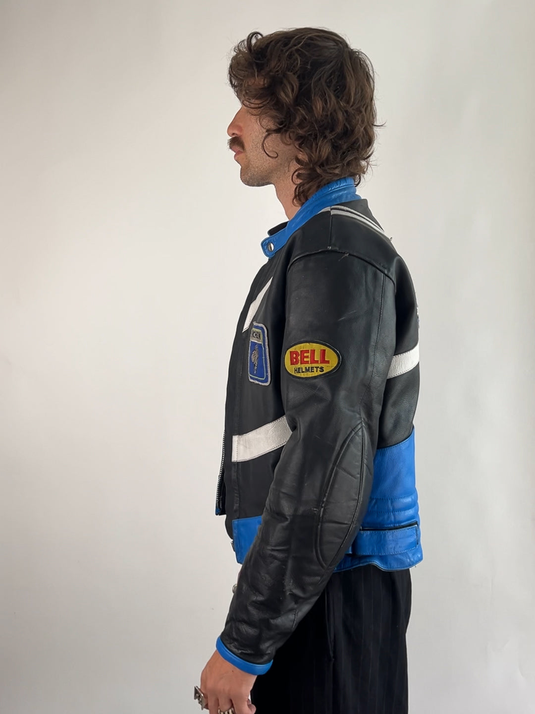 Suzuki 90s Leather Motorbike Jacket