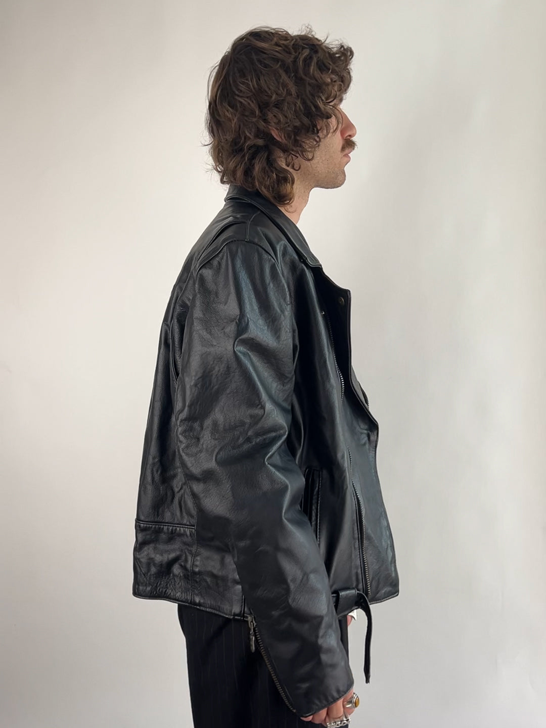 Vintage Hard Rock 90s Biker Jacket