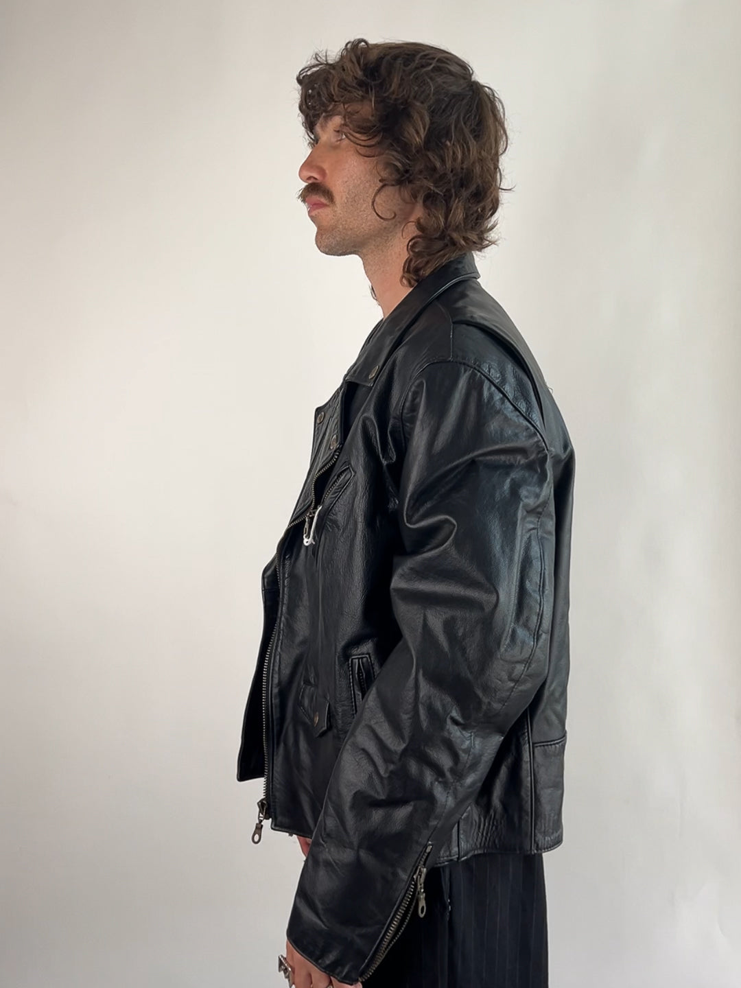 Vintage Hard Rock 90s Biker Jacket