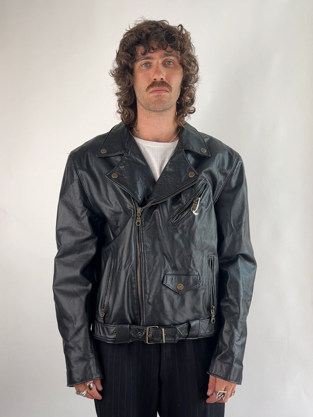 Vintage Hard Rock 90s Biker Jacket