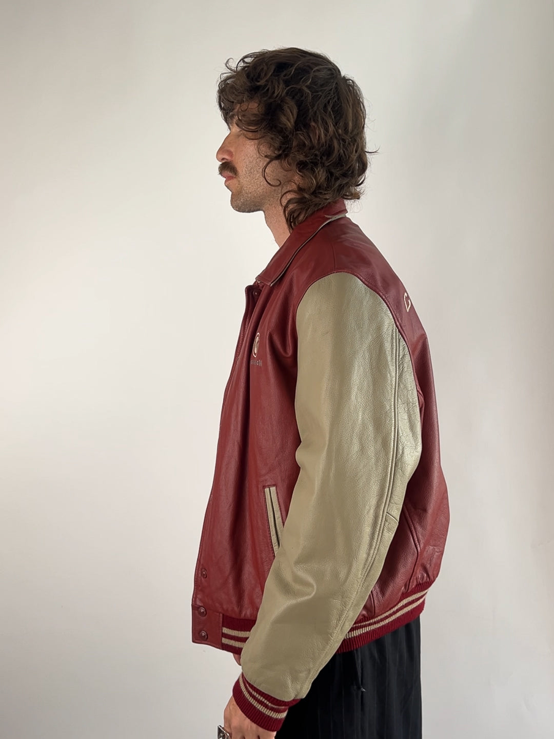 Vintage 90s Chevignon Varsity Jacket