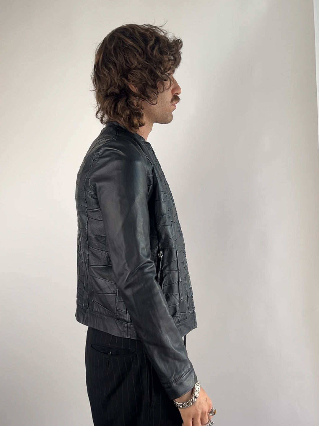Vintage 90s Farhi Leather Jacket