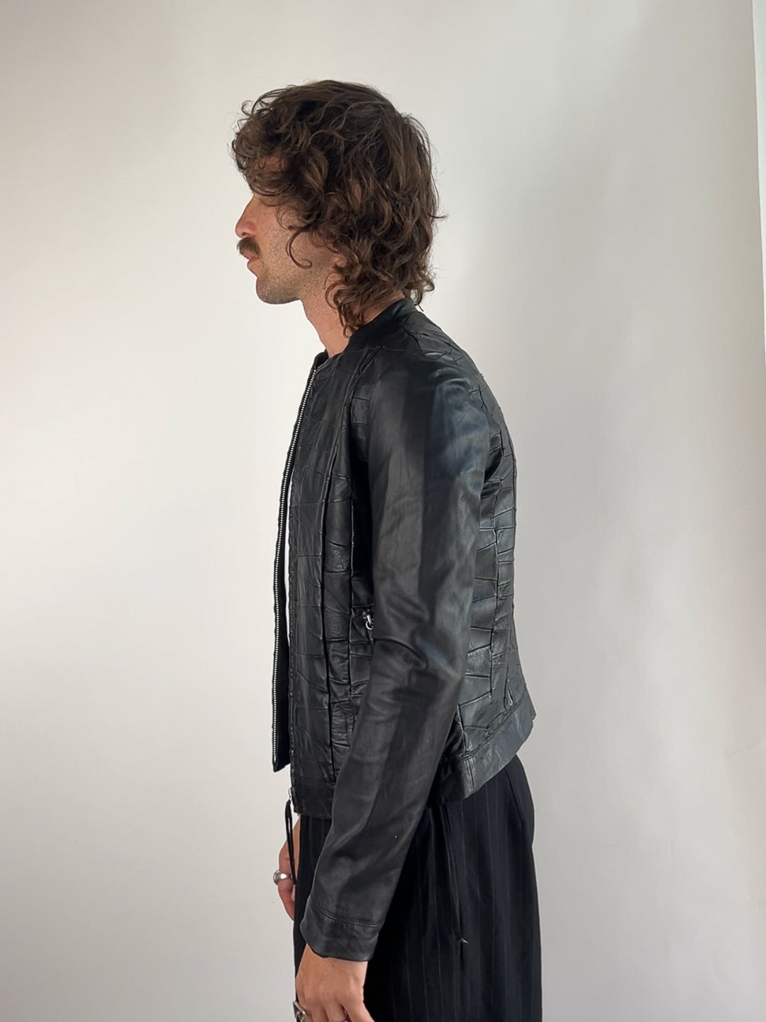 Vintage 90s Farhi Leather Jacket