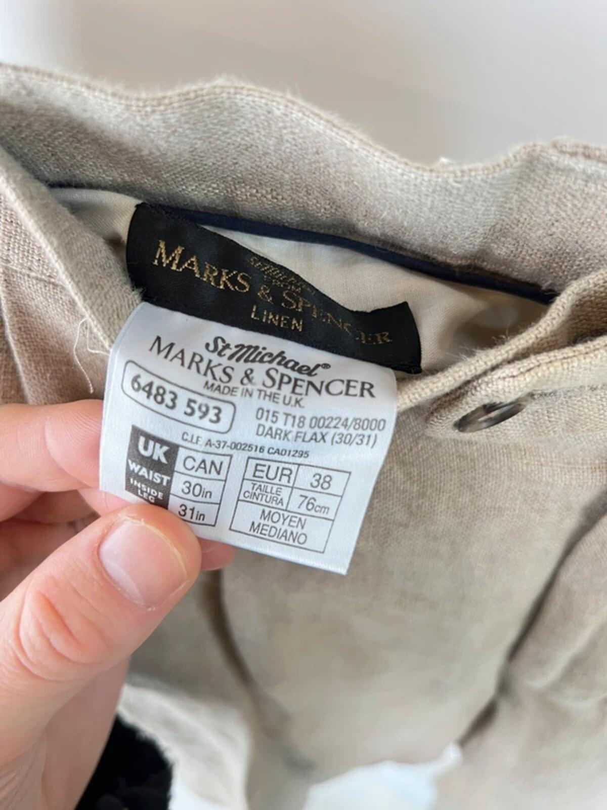 Vintage 90s St Michael Linen Suit