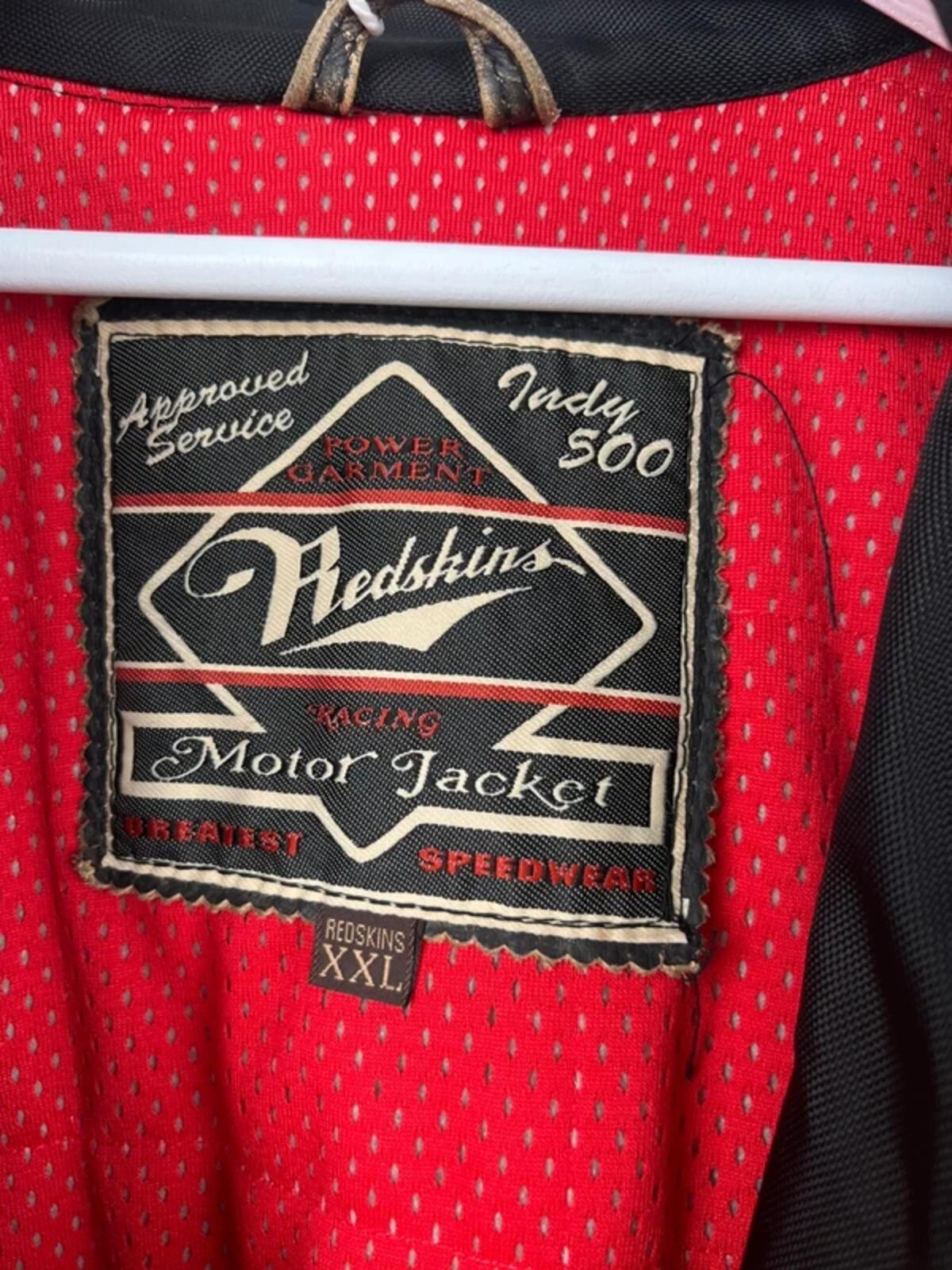 Vintage 90s Redskins Leather Biker Jacket