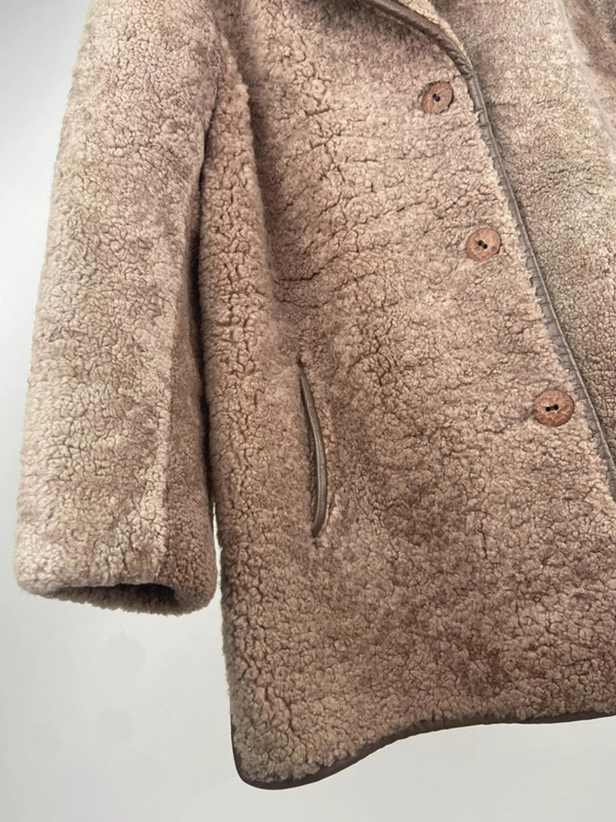 Vintage 80s Heatona Teddy Coat