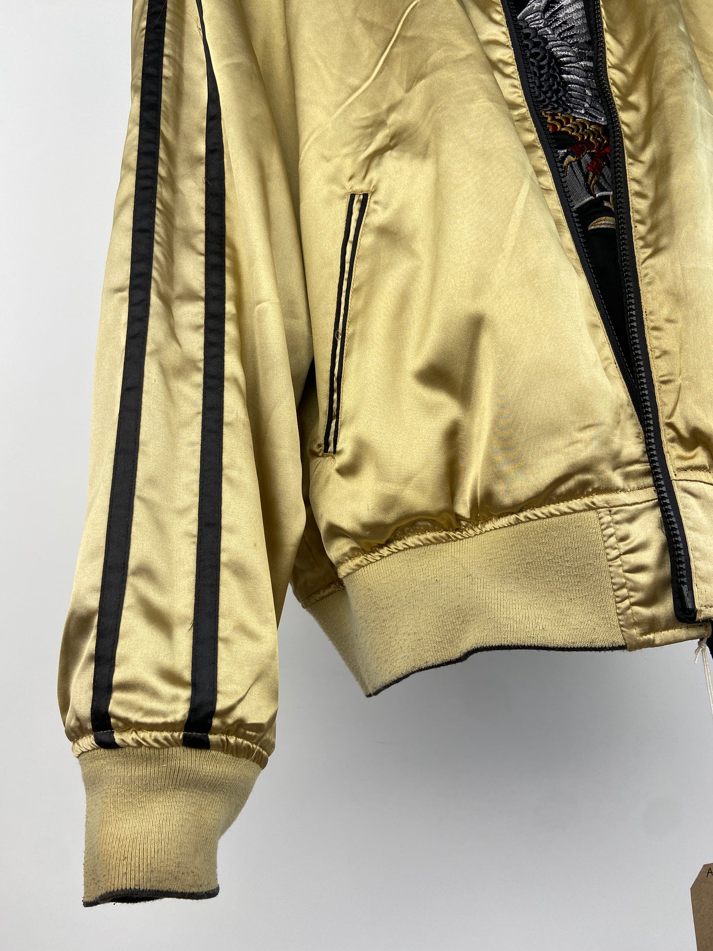 Vintage Avirex 90s Satin Bomber Jacket