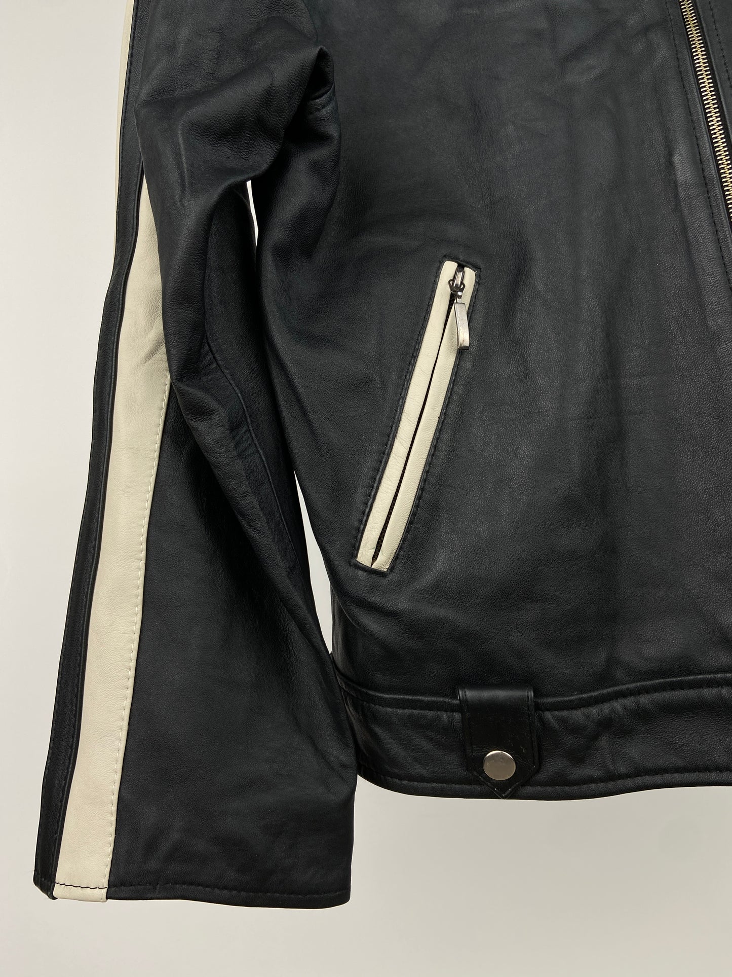 Vintage Diesel ‘D’ 90s Leather Jacket