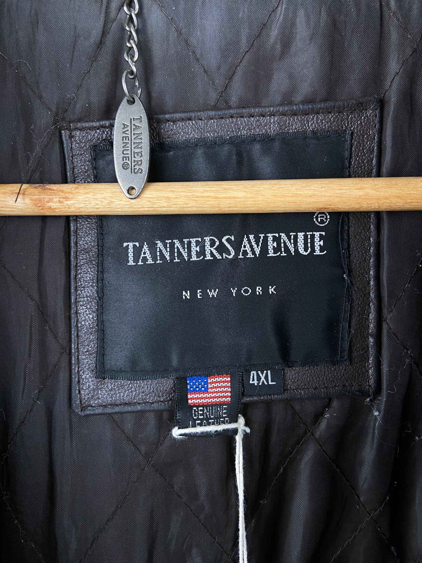 Vintage Tanners Avenue Currency 90s Leather Jacket