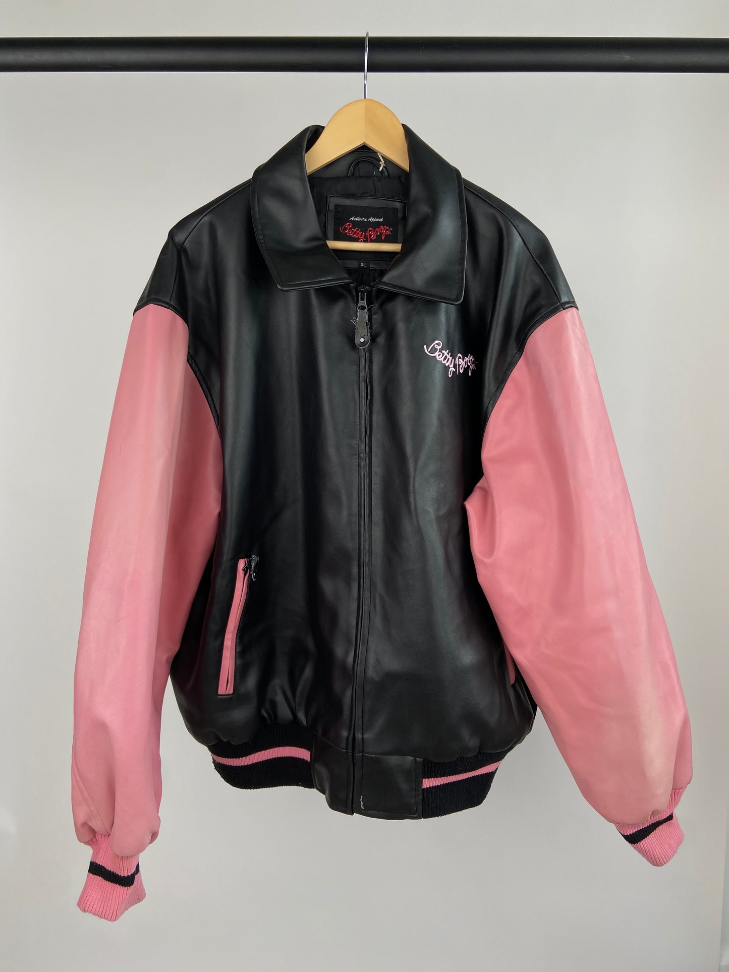 Vintage Betty Boop 90s Leather Jacket