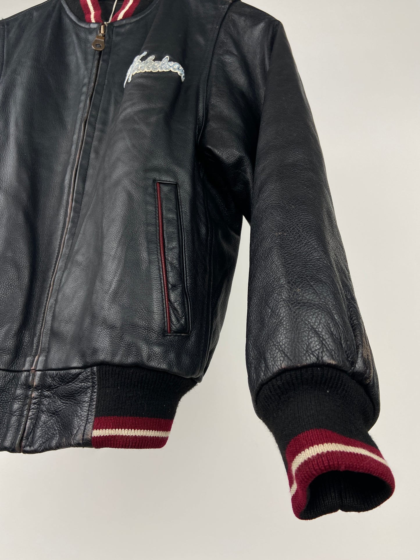 Nickelson 90s Leather Bomber Jacket