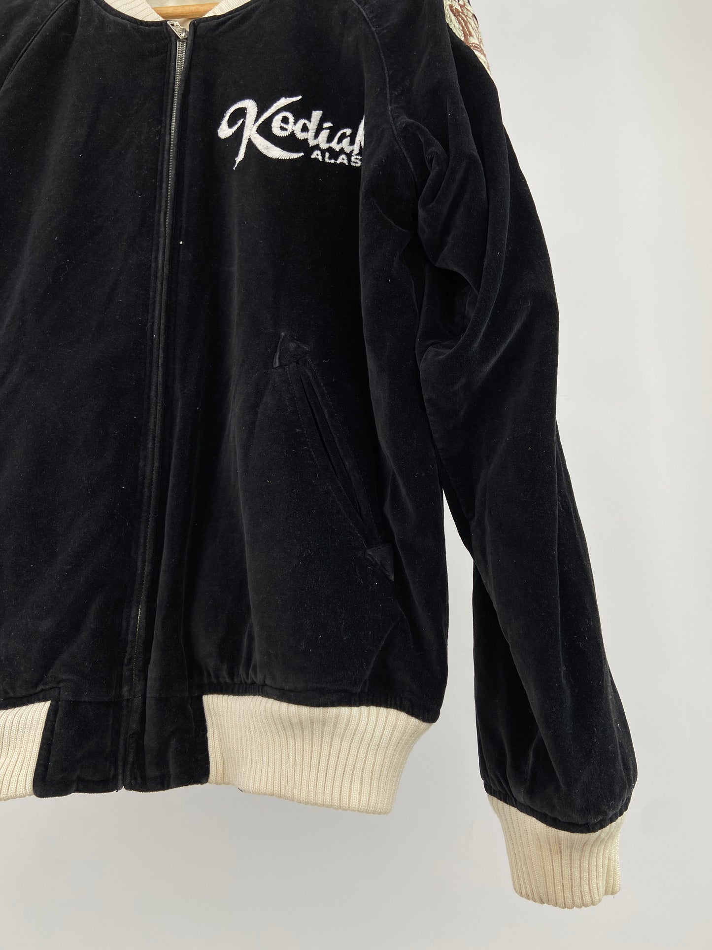 Vintage Avirex 90s Satin Bomber Jacket