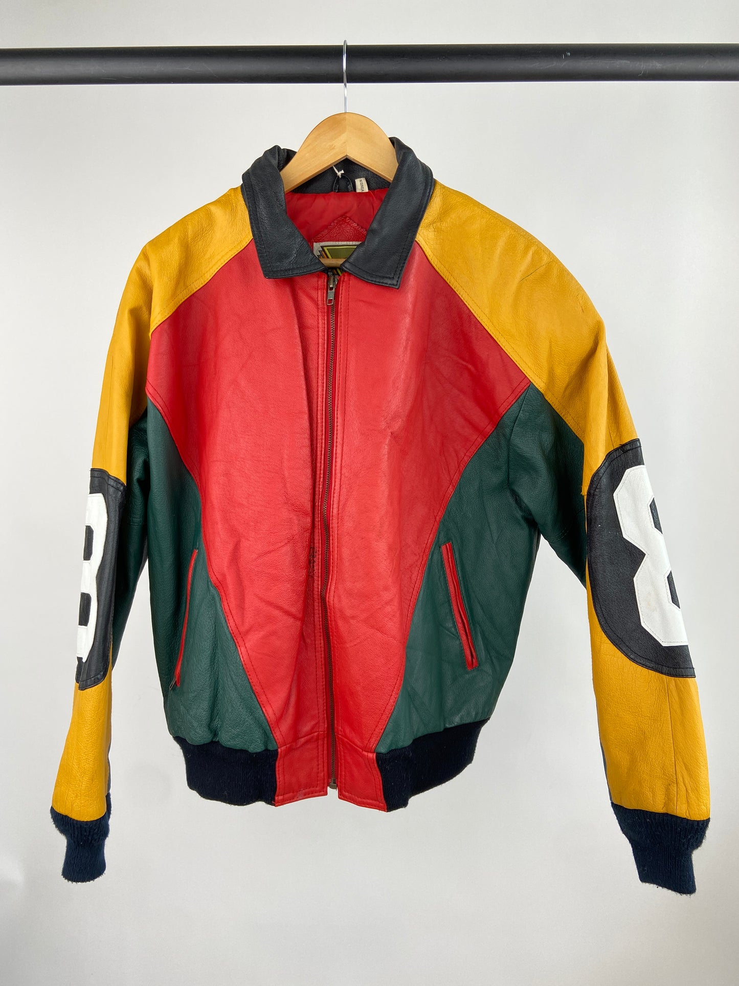 Vintage 8 Ball 90s Leather Jacket