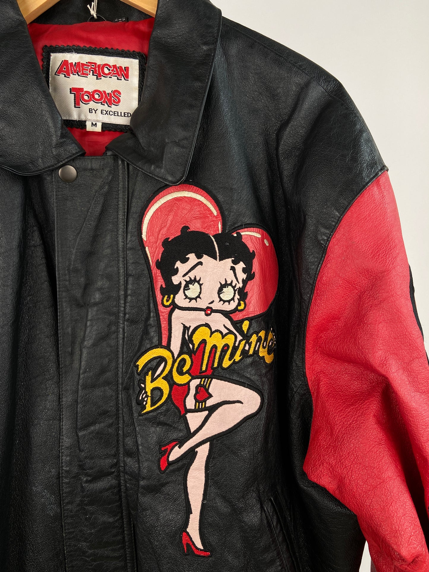 Vintage Betty Boop 90s Leather Jacket