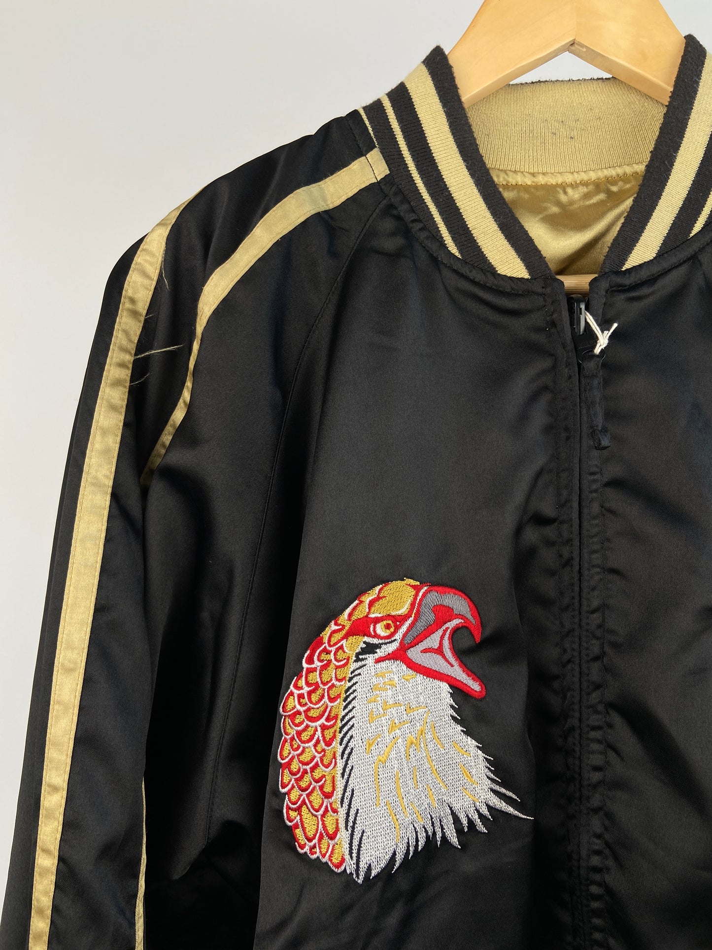Vintage Avirex 90s Satin Bomber Jacket
