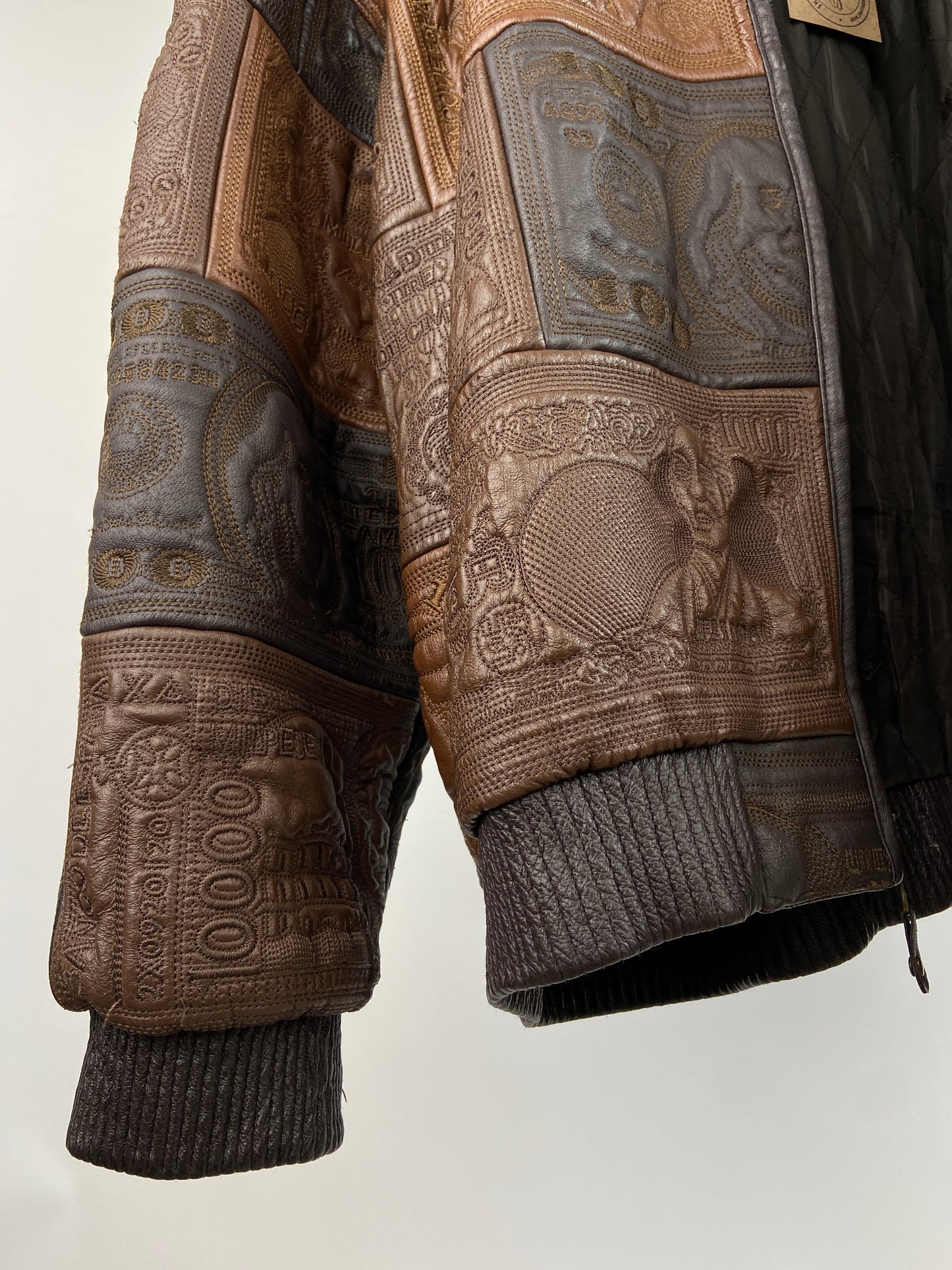 Vintage Tanners Avenue Currency 90s Leather Jacket