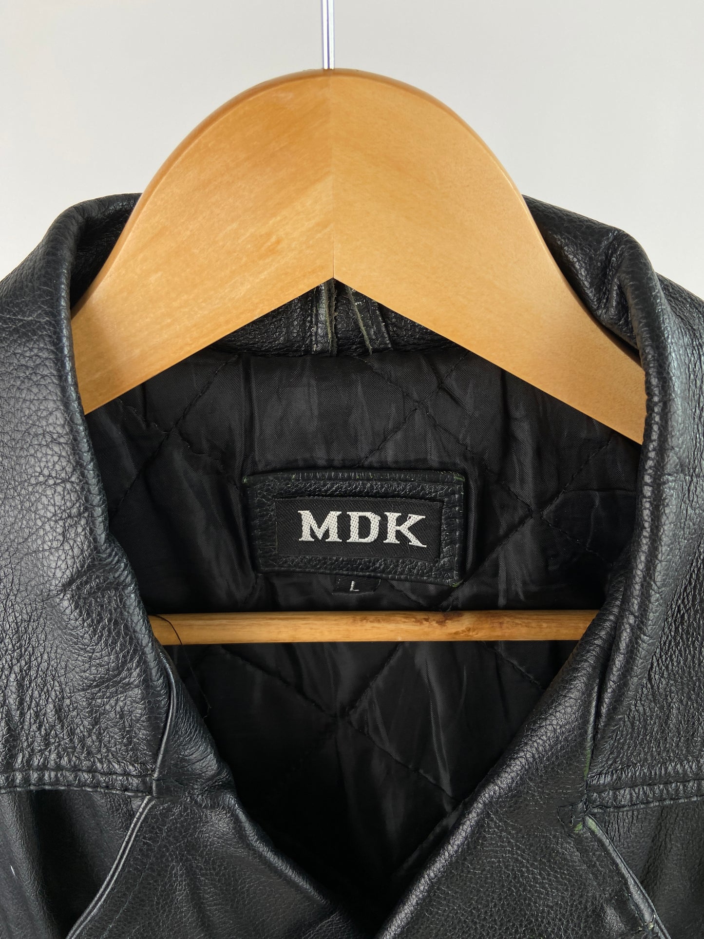 Vintage 70s Leather Tassel Tiger Jacket
