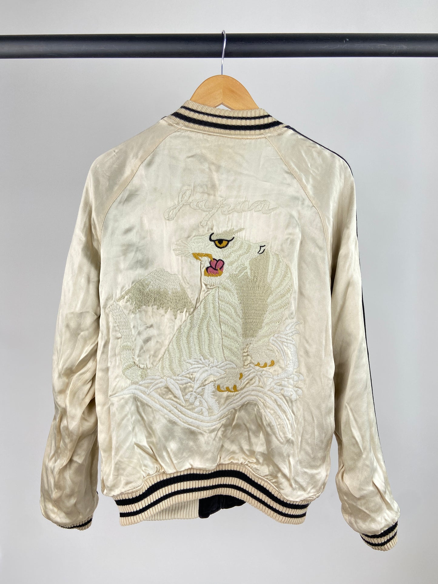 Vintage Avirex 90s Satin Bomber Jacket