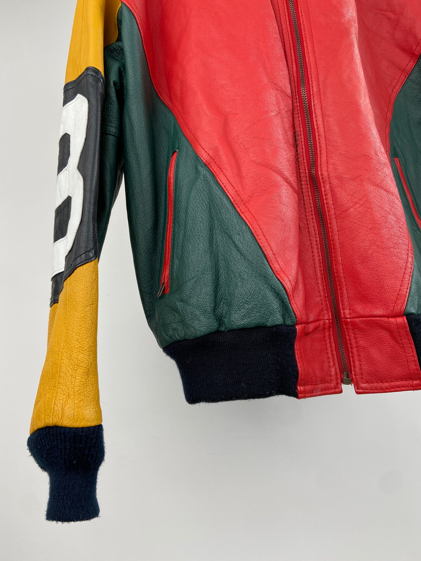 Vintage 8 Ball 90s Leather Jacket