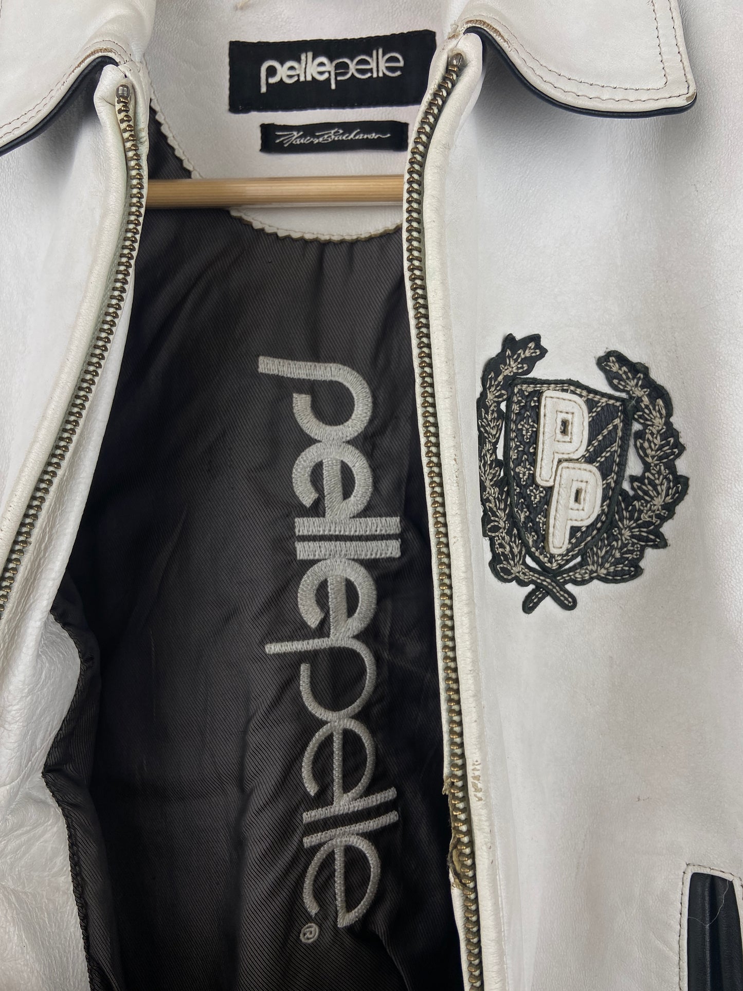Vintage Pelle Pelle 90s Leather Bomber Jacket