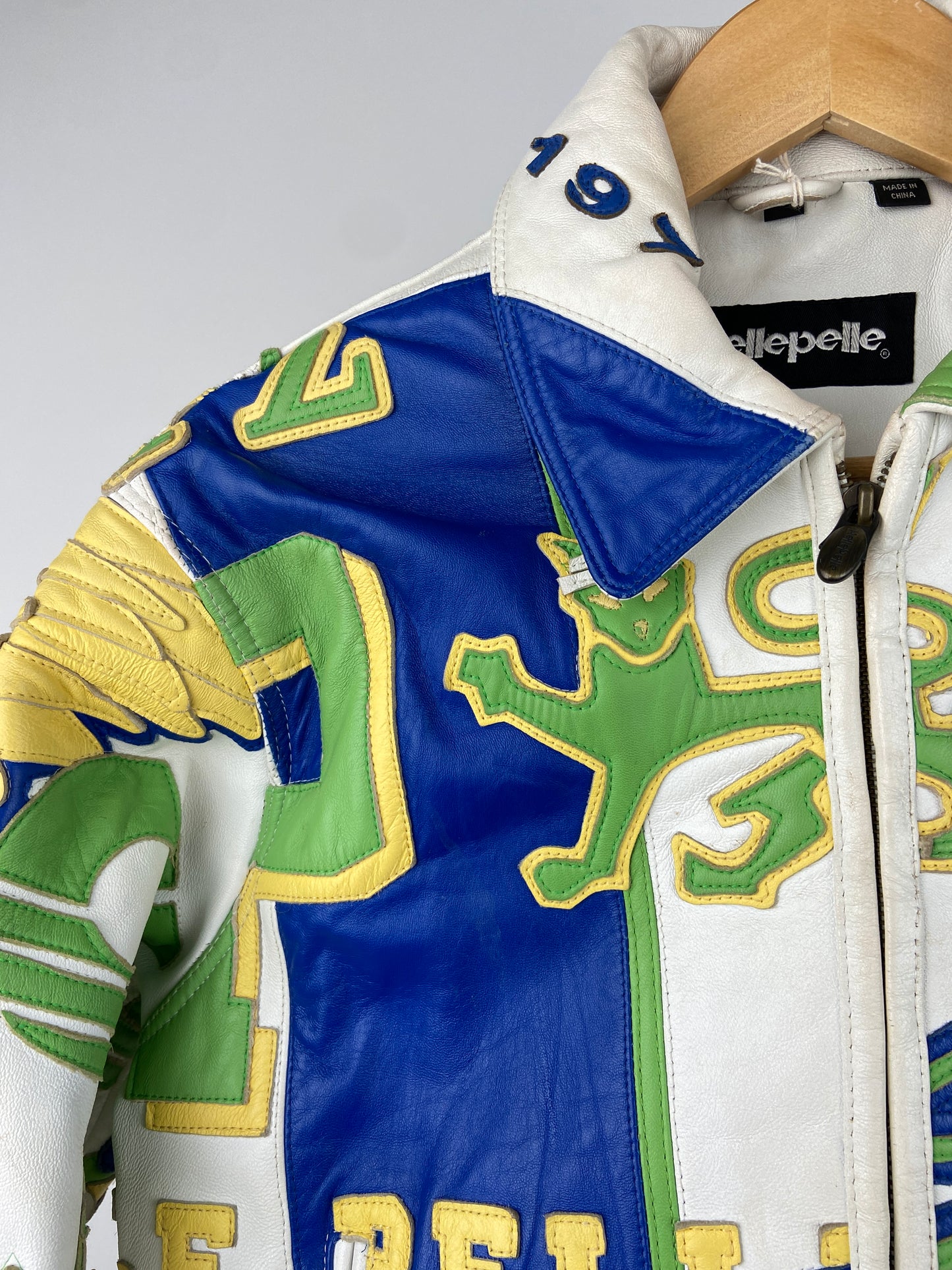 Vintage Pelle Pelle 90s Leather Bomber Jacket