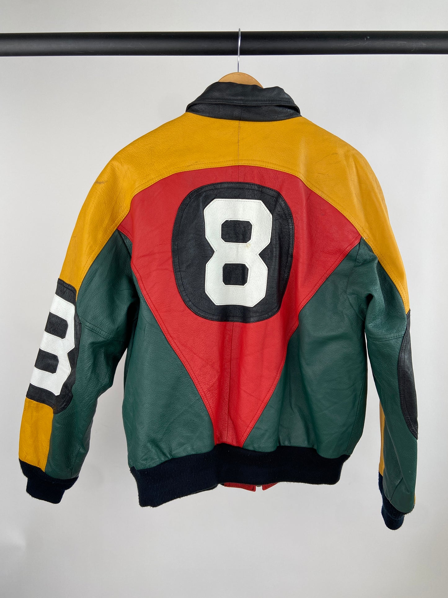 Vintage 8 Ball 90s Leather Jacket