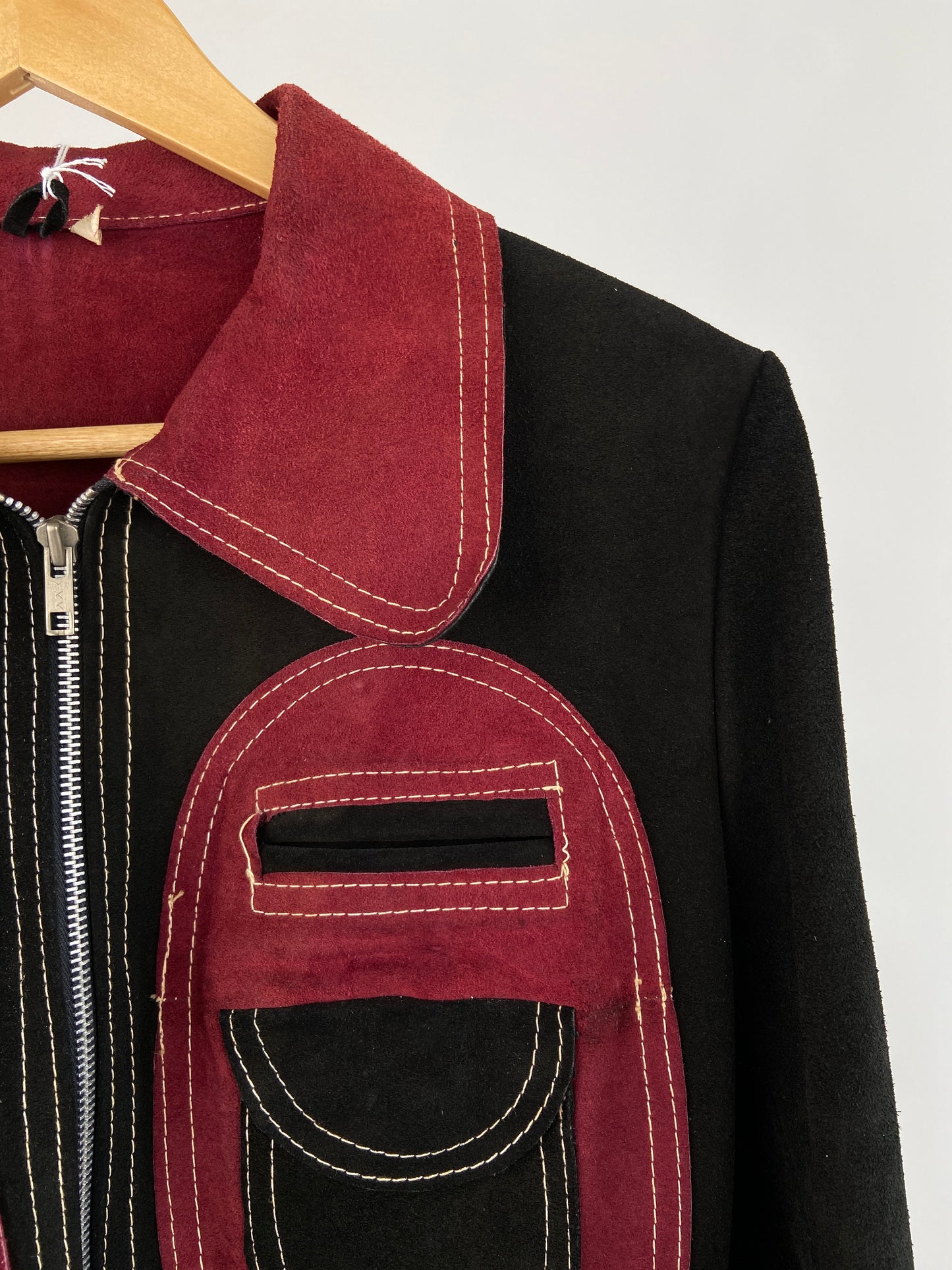 Vintage 70s Suede Contrast Jacket