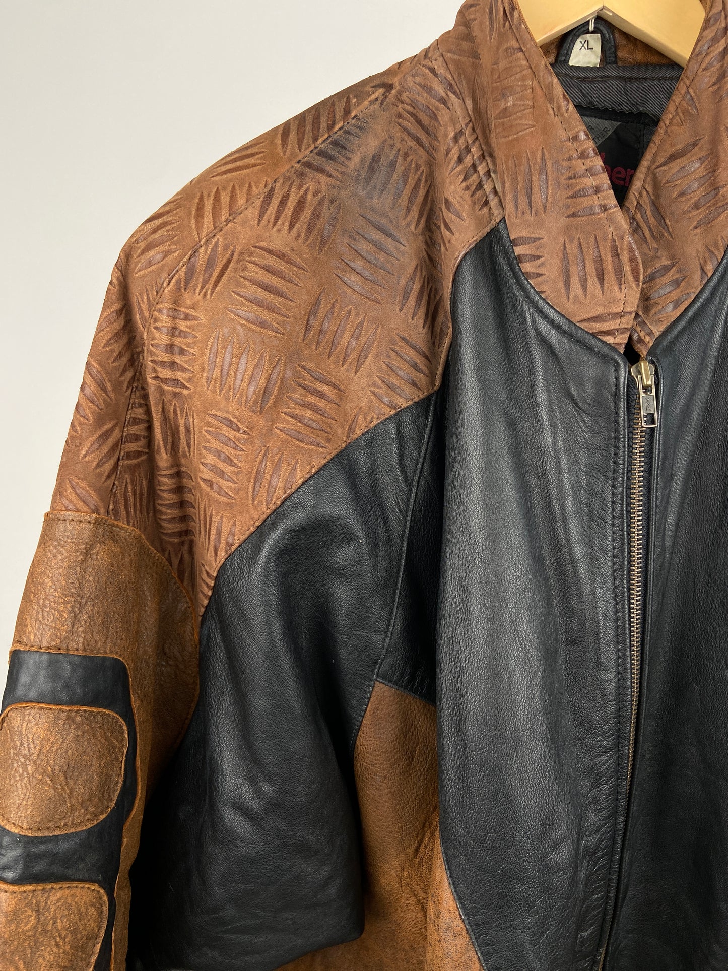Vintage 8 Ball 90s Leather Jacket
