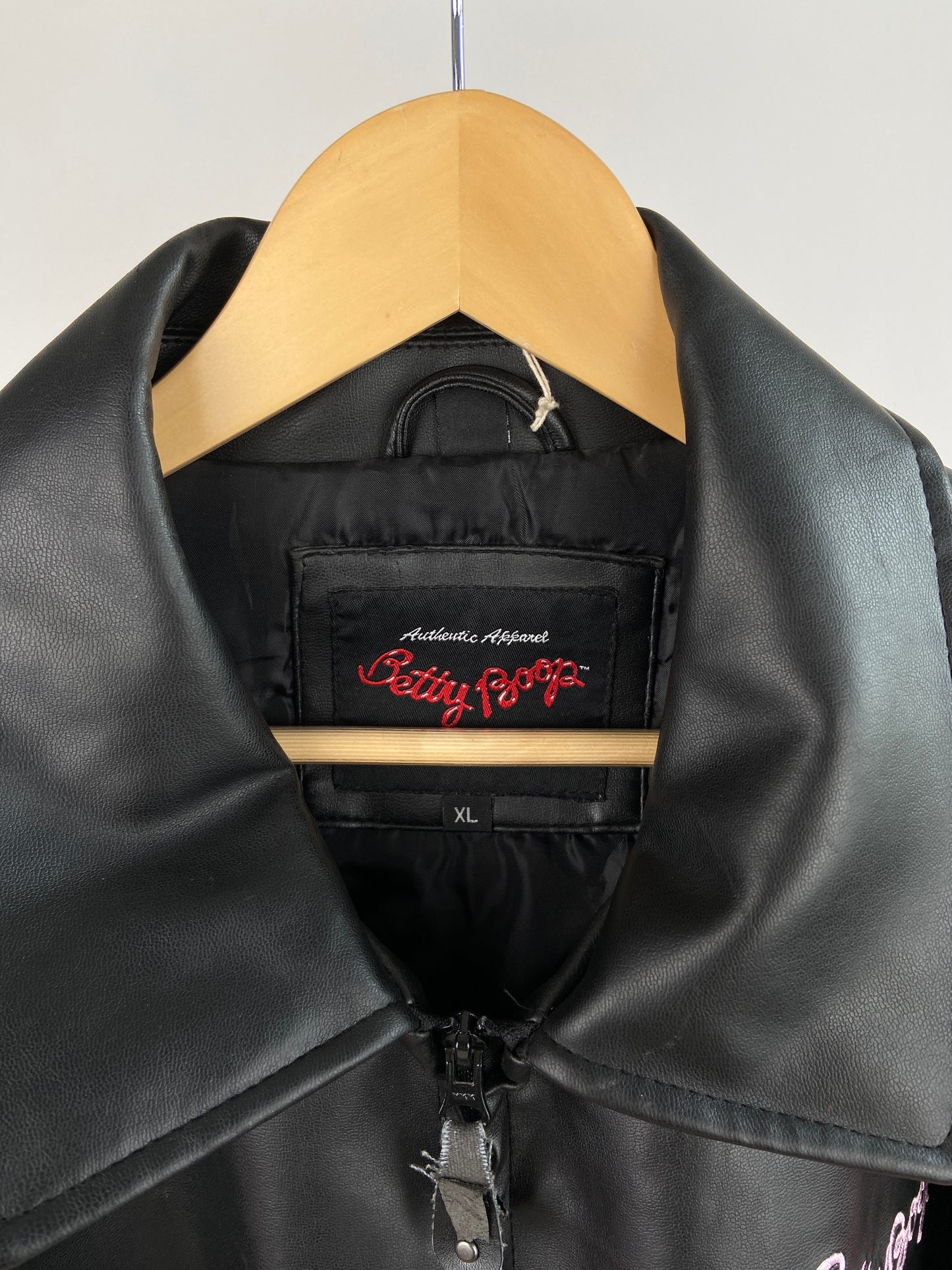 Vintage Betty Boop 90s Leather Jacket