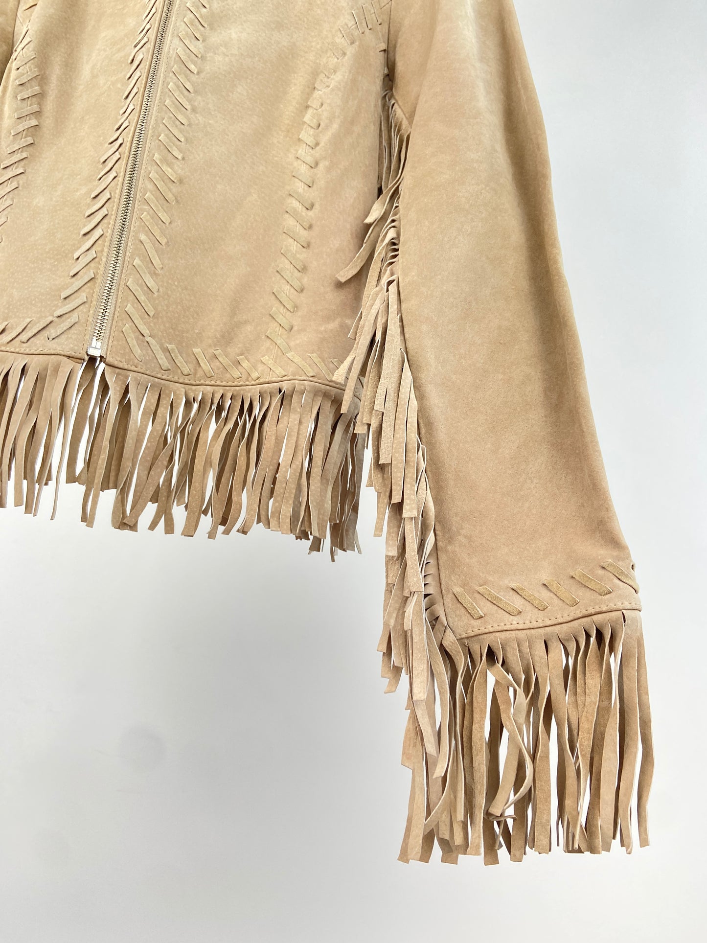 Western 70s Suede Tassel Jacket