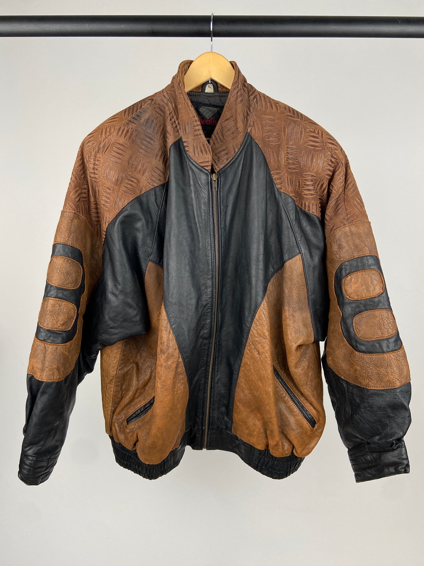 Vintage 8 Ball 90s Leather Jacket