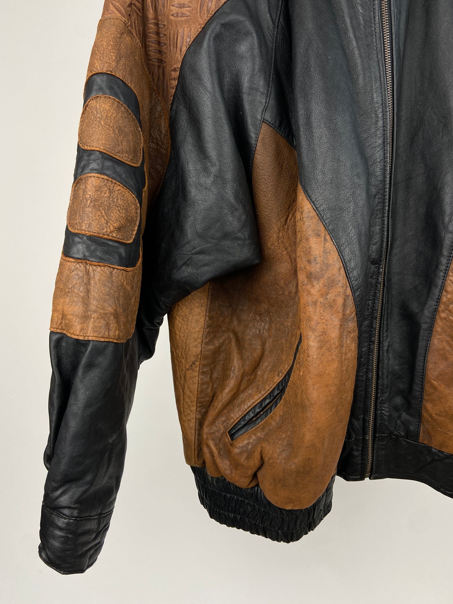 Vintage 8 Ball 90s Leather Jacket