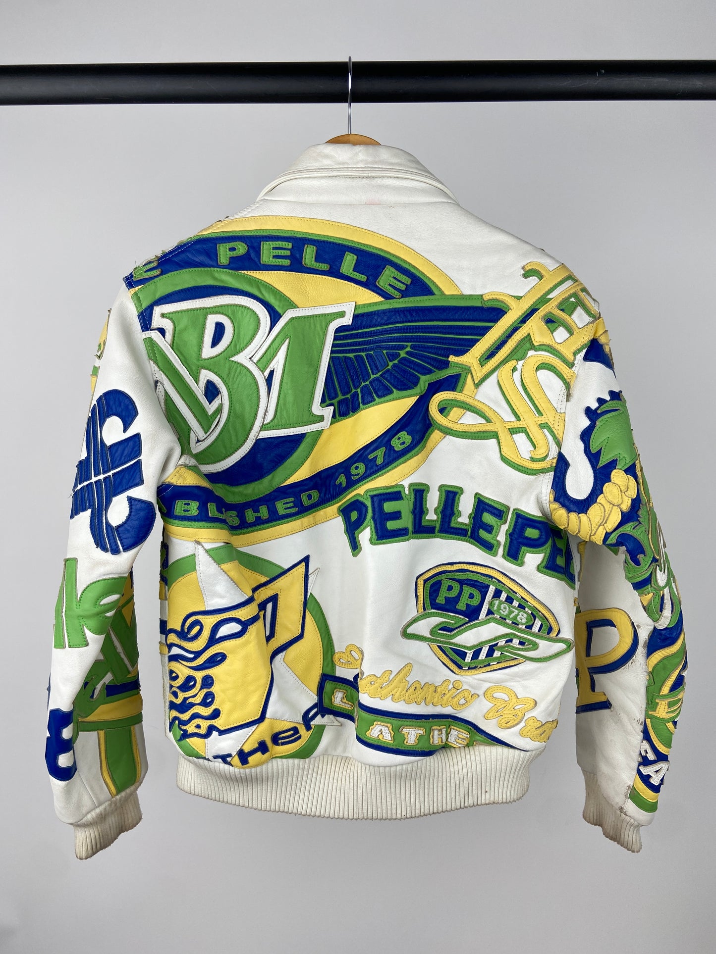 Vintage Pelle Pelle 90s Leather Bomber Jacket