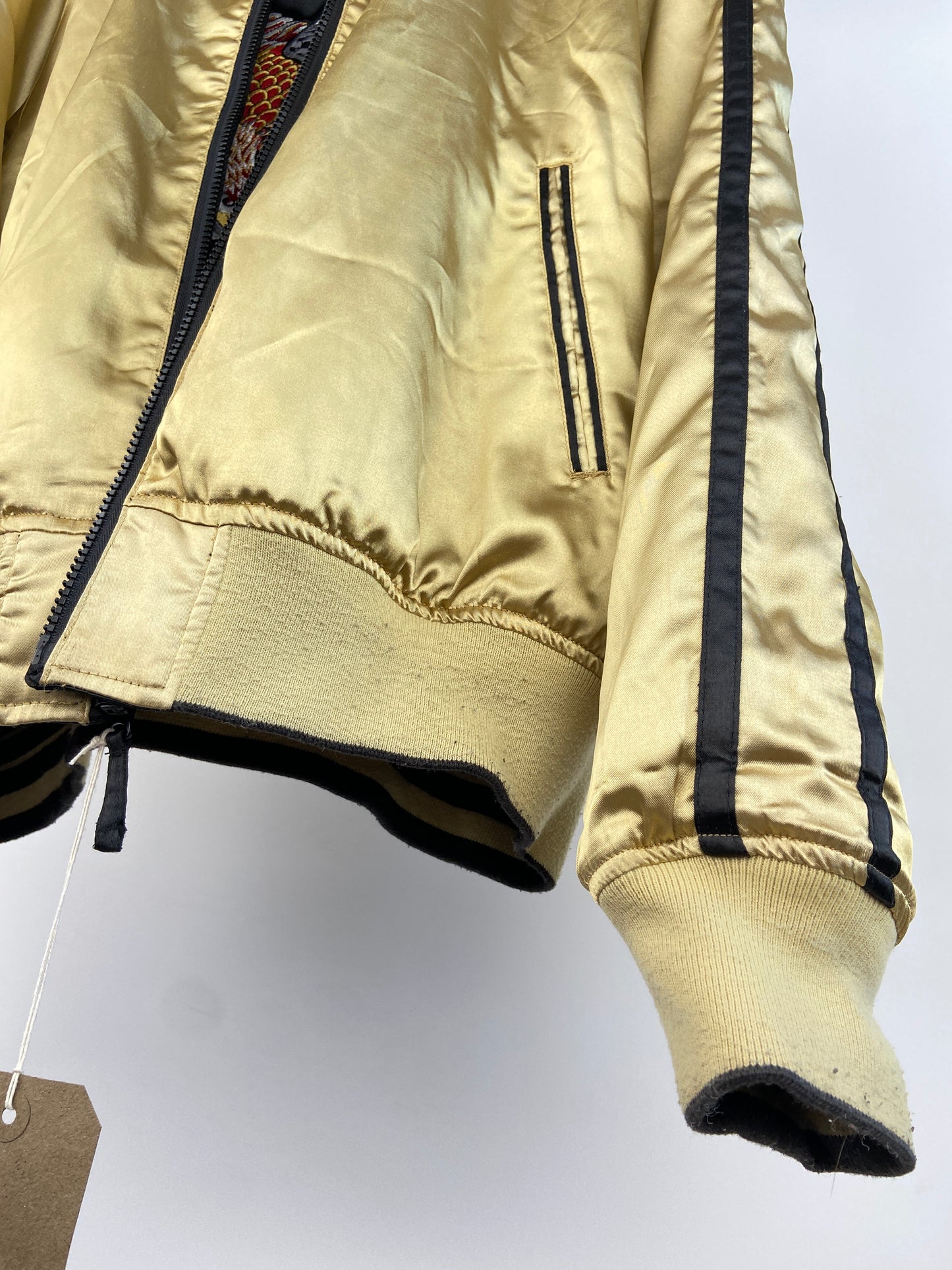 Vintage Avirex 90s Satin Bomber Jacket