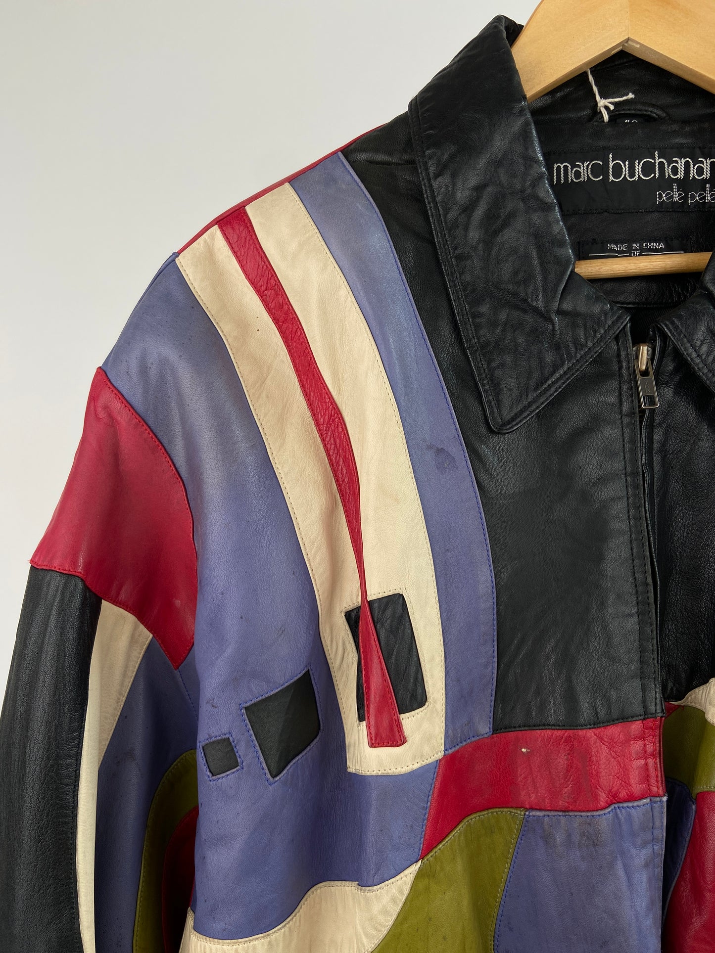 Vintage Pelle Pelle 90s Leather Bomber Jacket