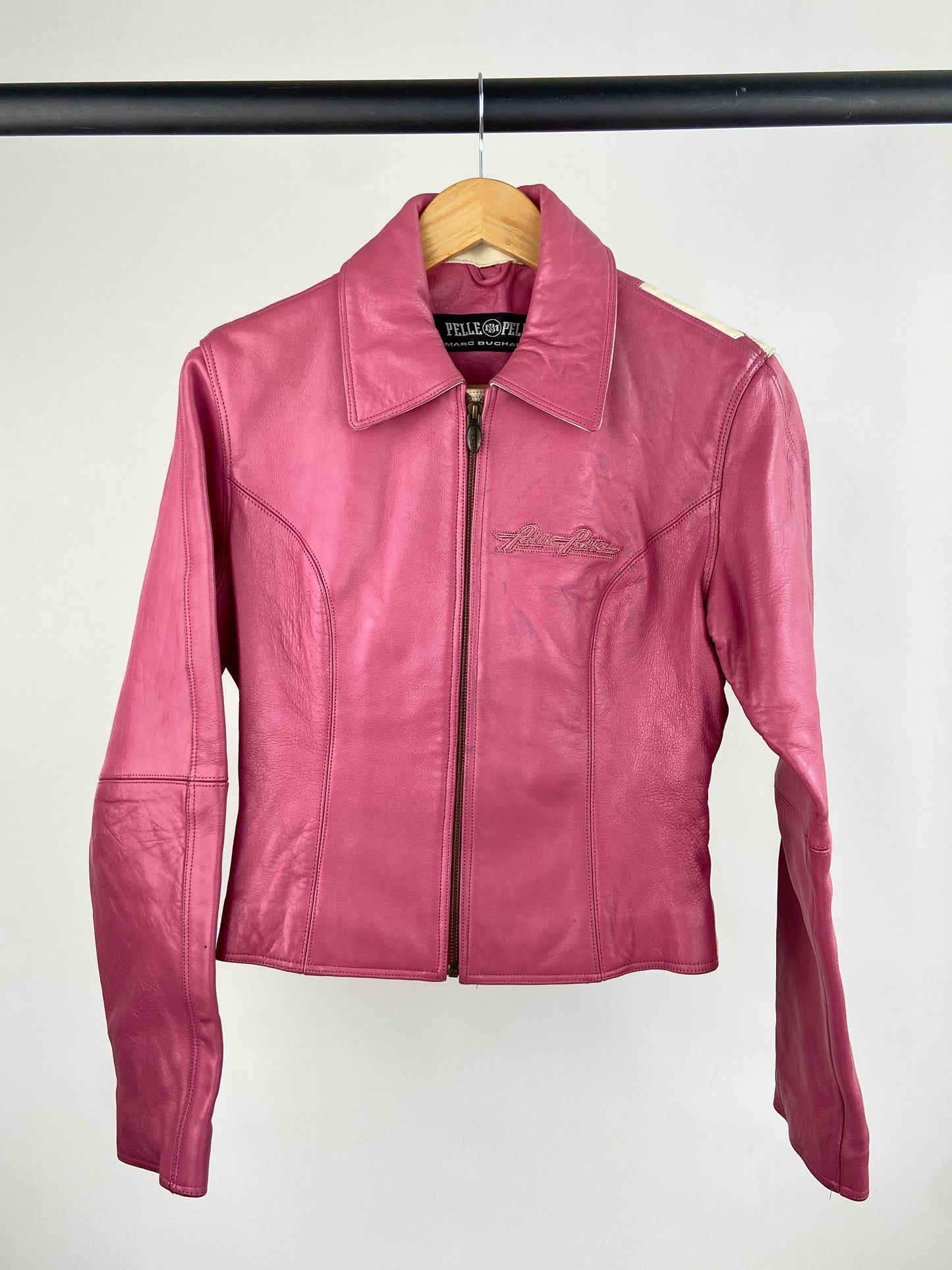 Vintage Pelle Pelle 90s Leather Bomber Jacket