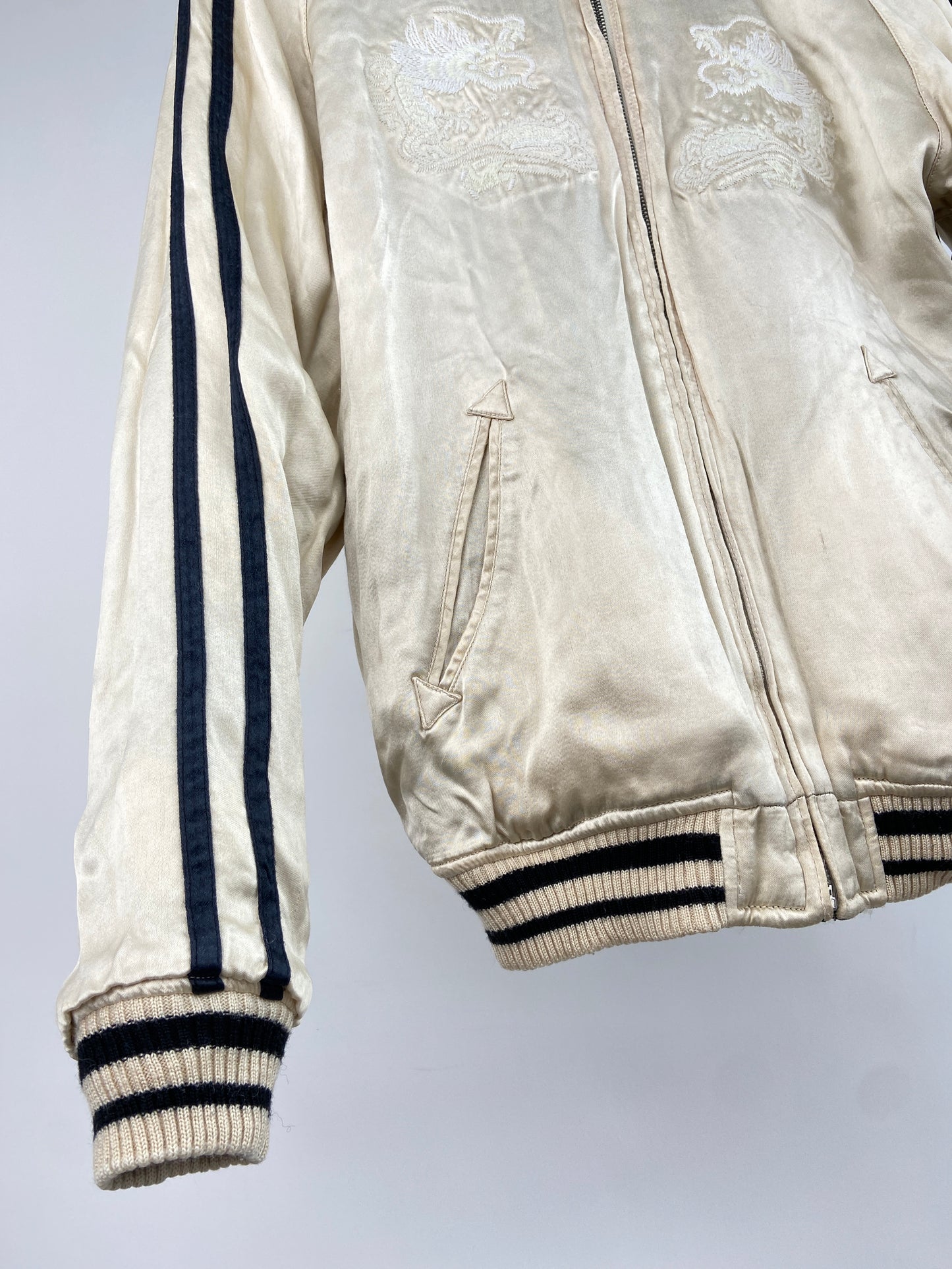 Vintage Avirex 90s Satin Bomber Jacket