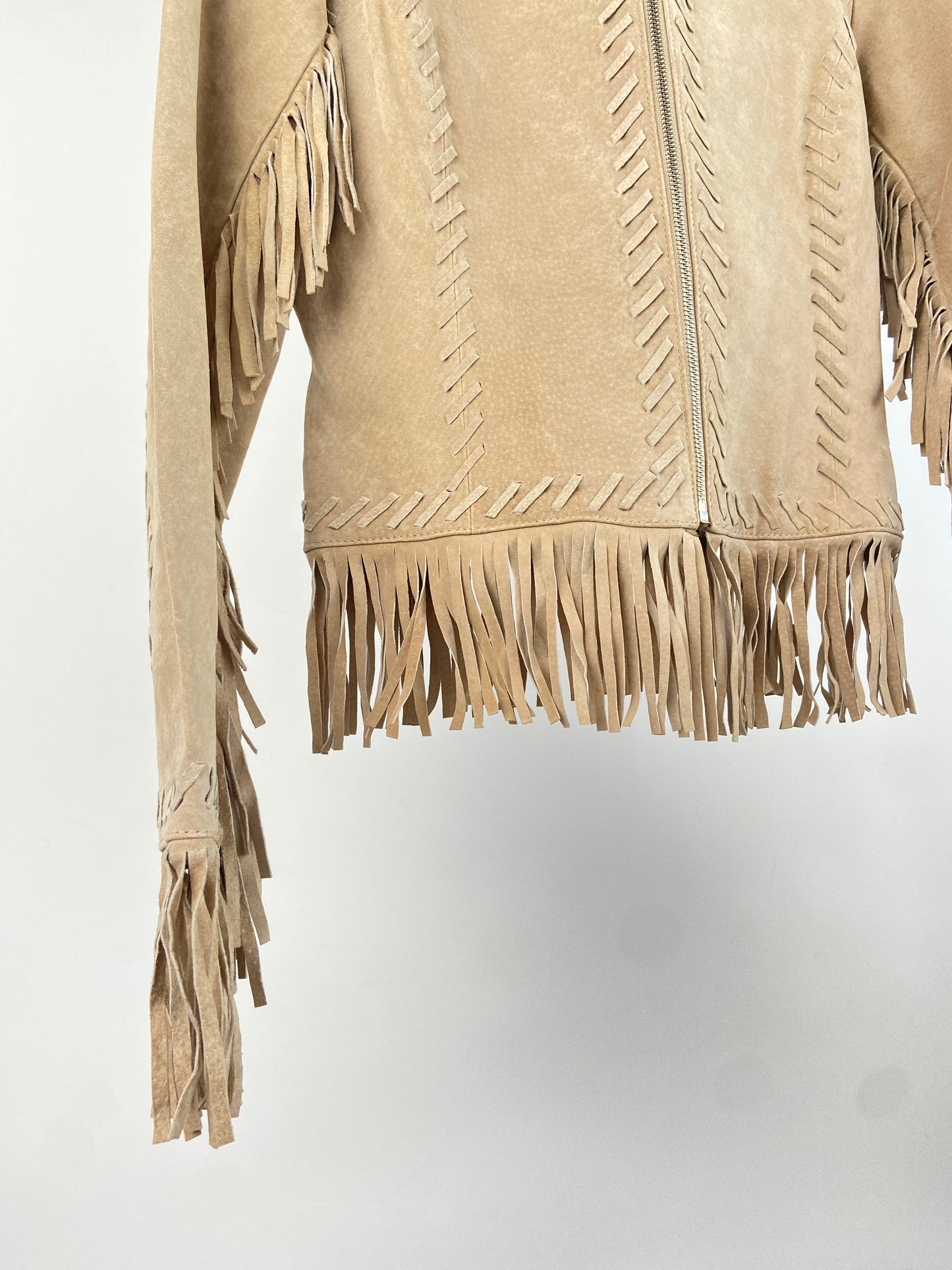 Western 70s Suede Tassel Jacket