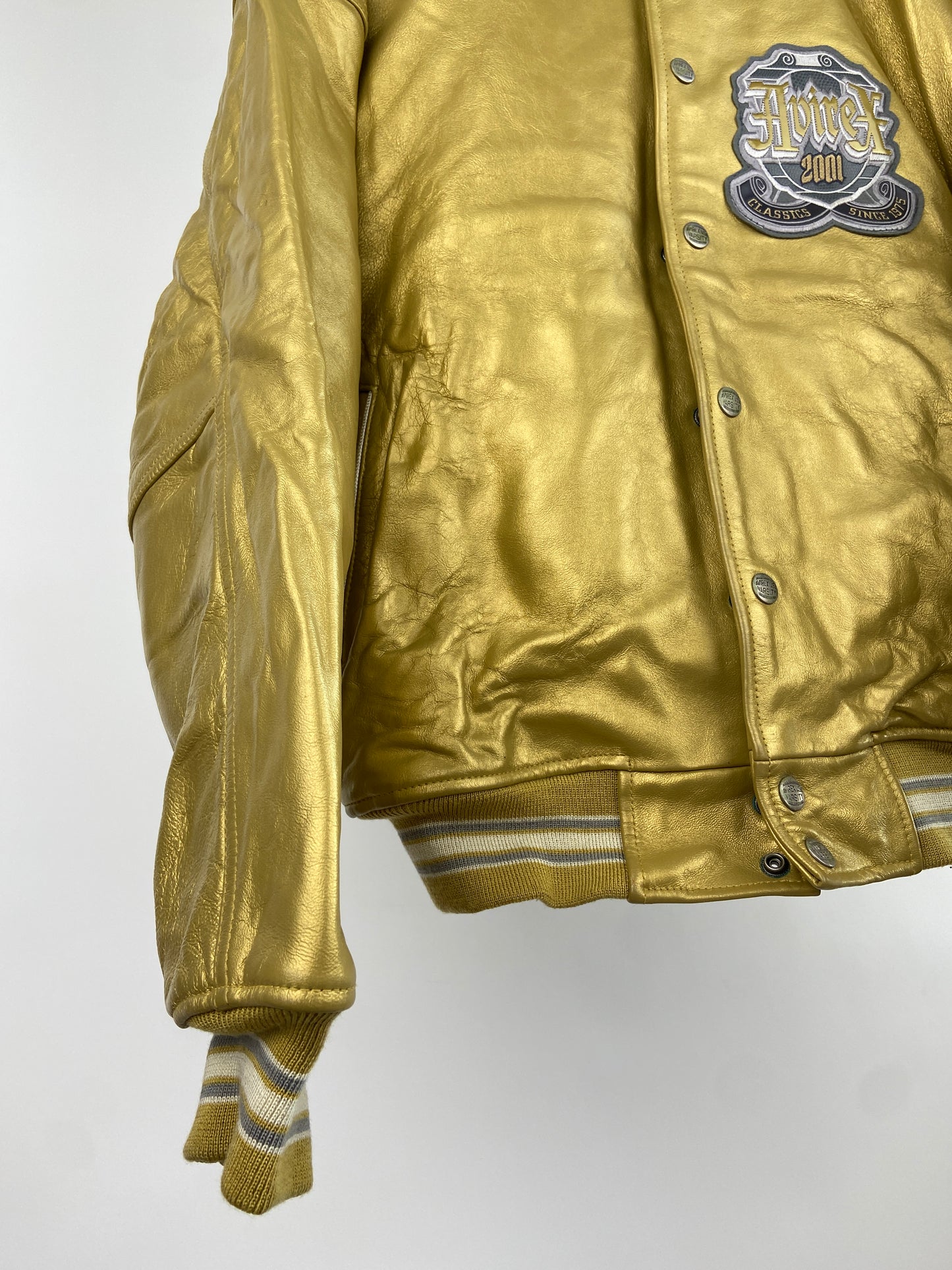 Vintage Avirex 90s Leather Bomber Jacket